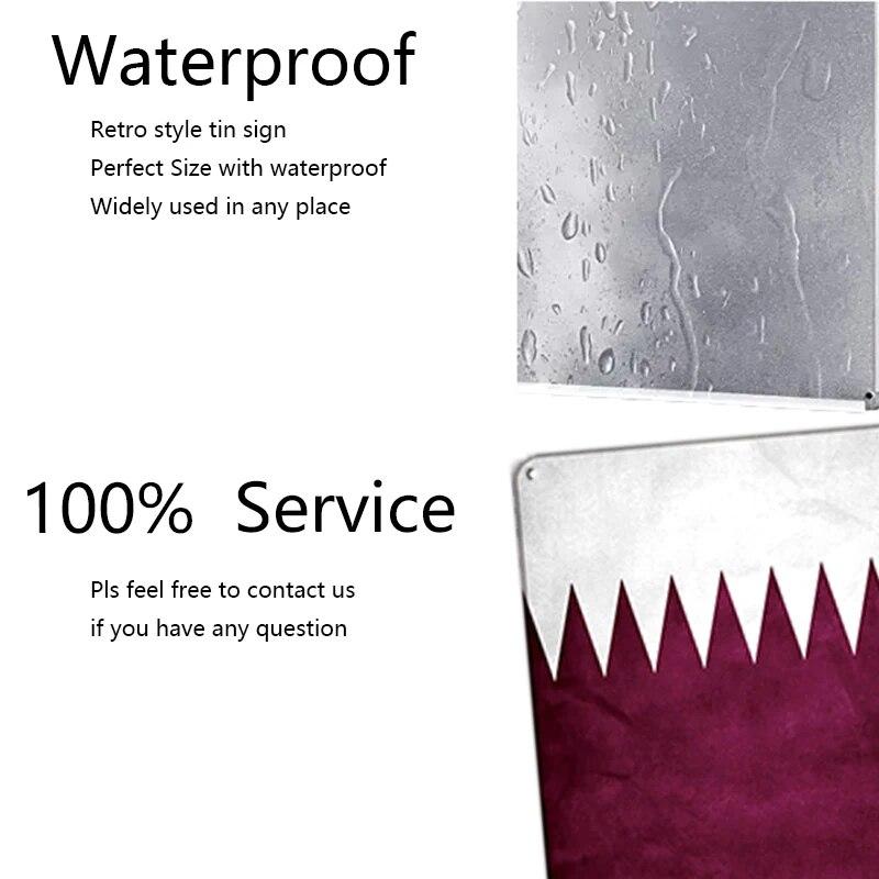 Metal Sign National Flag France Turkey Canada America Wall Decor Tin Sign Country Flag Home Decor Crafts Plaques Metal Poster