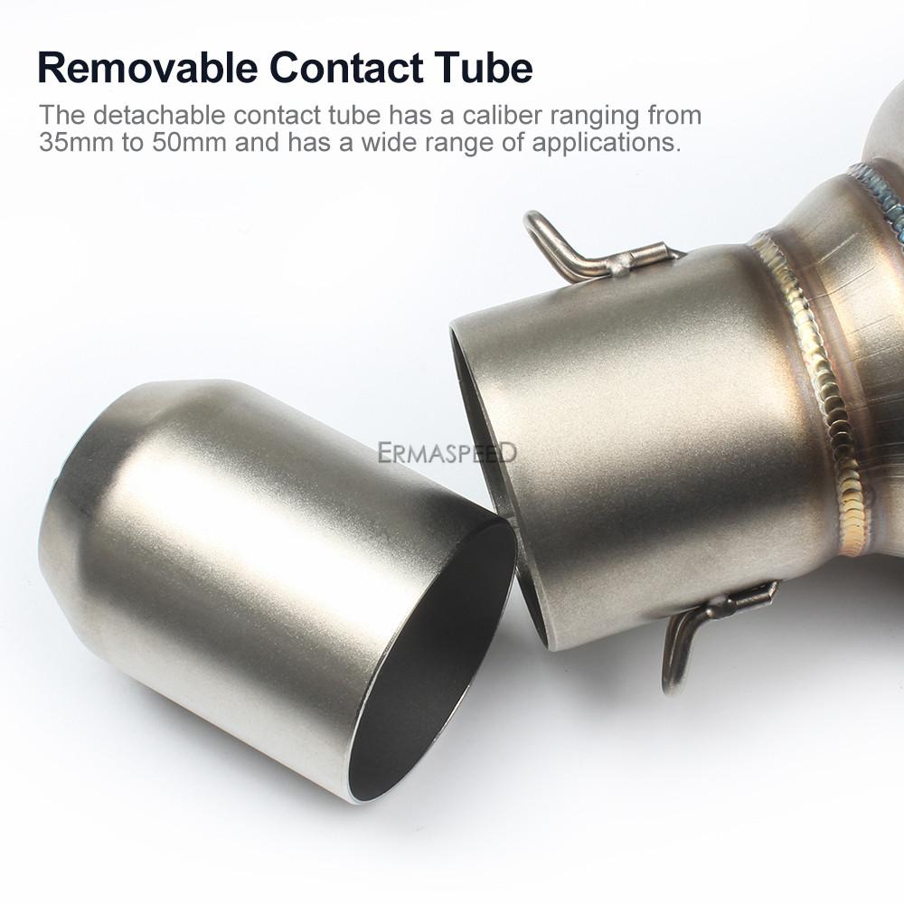 Выхлопная труба мотоцикла 51 мм, универсальный глушитель, выхлопная труба для мотокросса для велосипеда, мотокросса, скутера, гоночного мотоцикла