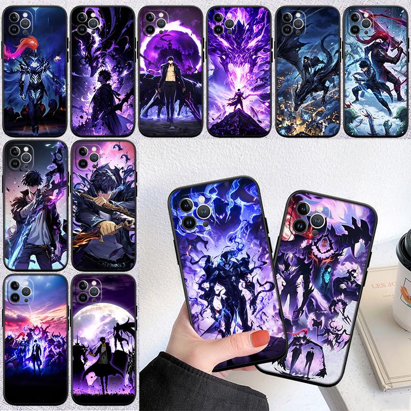 QE3 Anime Sung JinWoo Case for Samsung Galaxy M06 M15 M16 M35 M55 M56 A36 A42 A50 A50S A51 A52 A32 A33 A05 A05S A06 A16 A20