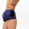 Men's Fashion Swimwear Short Swim Trunks Beach Shorts Sexy Mesh Boxer Briefs Comfortable Soft Breathable