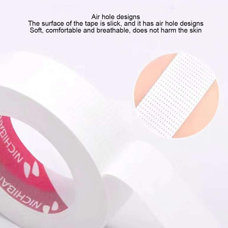 5pcs Breathable Grafting False Eyelash Isolation Tape Anti-Allergic Hole Adhesive Tape