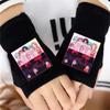 Cartoon Printed Fingerless Gloves For Boys And Girls