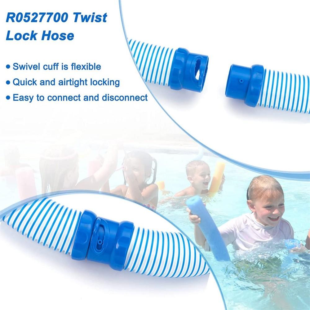 Шланг для чистки бассейна MX8 Удобный очиститель для бассейна Замок шланга Вакуумная система Mx8 Прочный Отвечает разнообразным потребностям