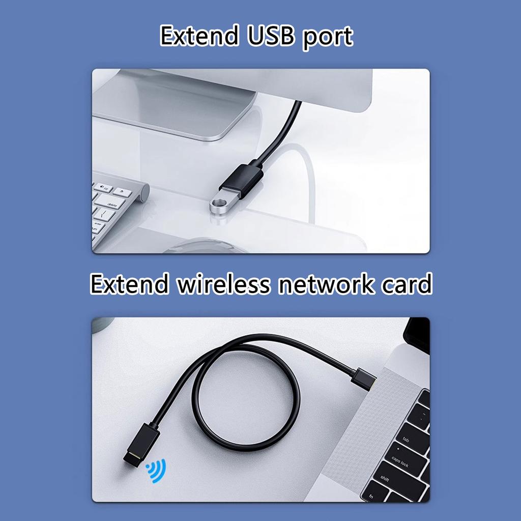 Fast Speed USB 3.0 Extension Cable A Male To A Female 5Gbps Data Transfer Cable for Mouse Keyboards and More
