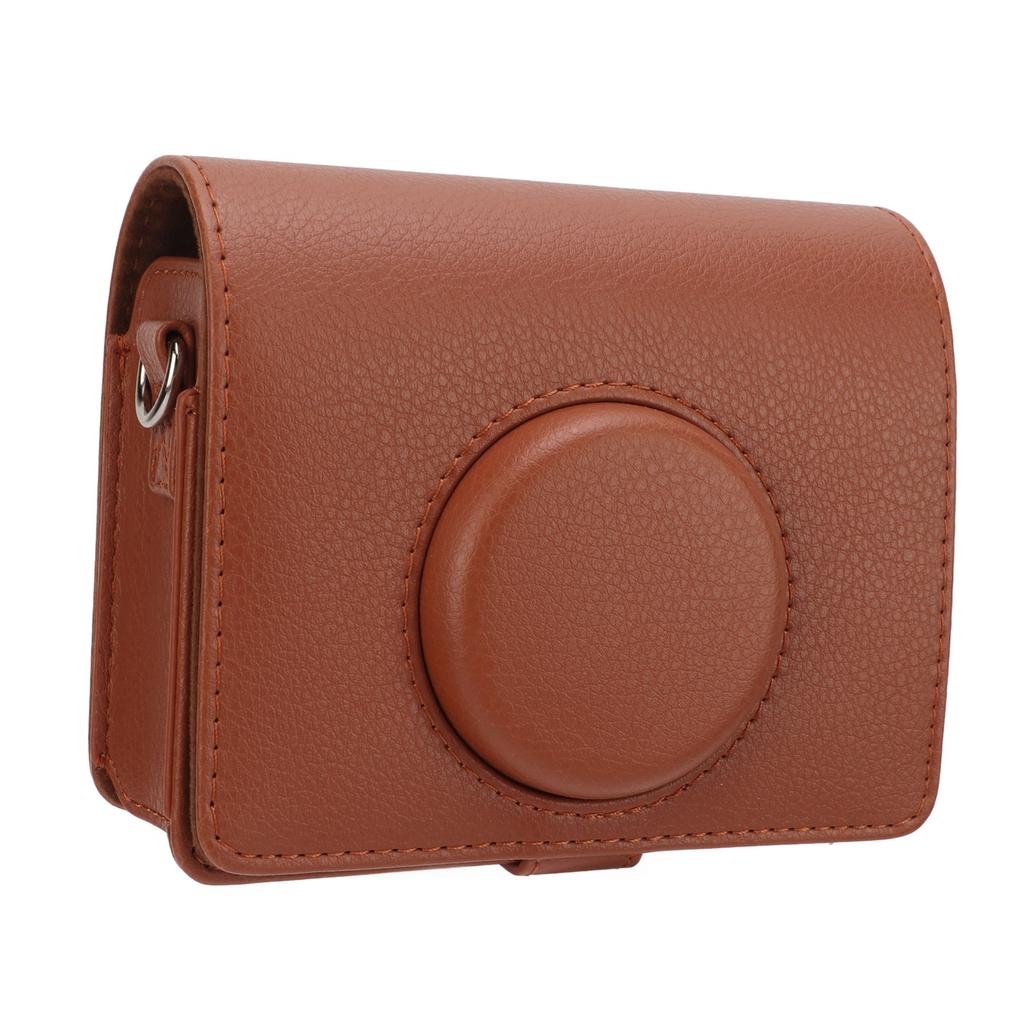 Camera Case Fashion PU Leather Protection Bag with Shoulder Strap for Fuji Instax Mini Evo Camera