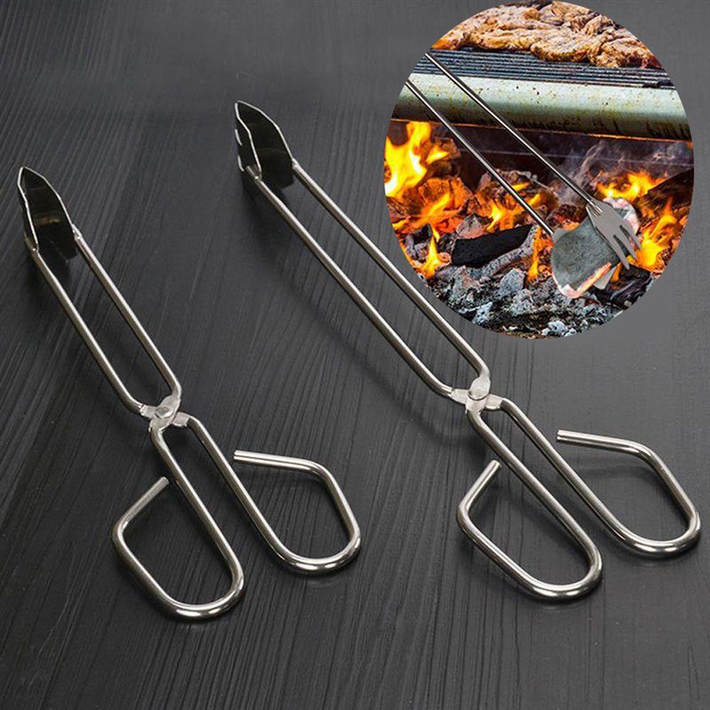 Portable BBQ Tools Grilled BBQ Tongs Barbecue Accessories Charcoal Clip Food Clip