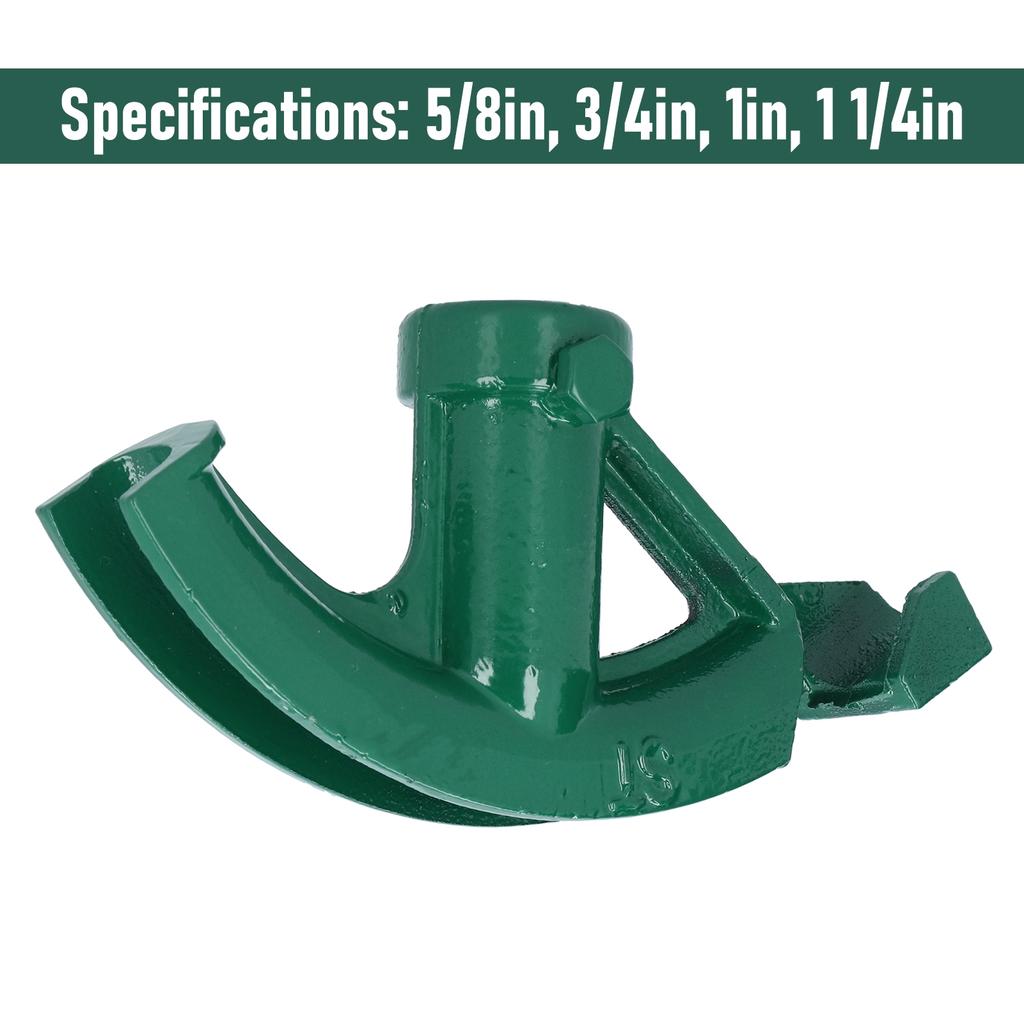 Чугунный трубогиб для проволоки Чугунный ручной трубогиб Формовщик труб Экономичный инструмент для быстрой гибки электрической проволоки Формовщик для гибки труб