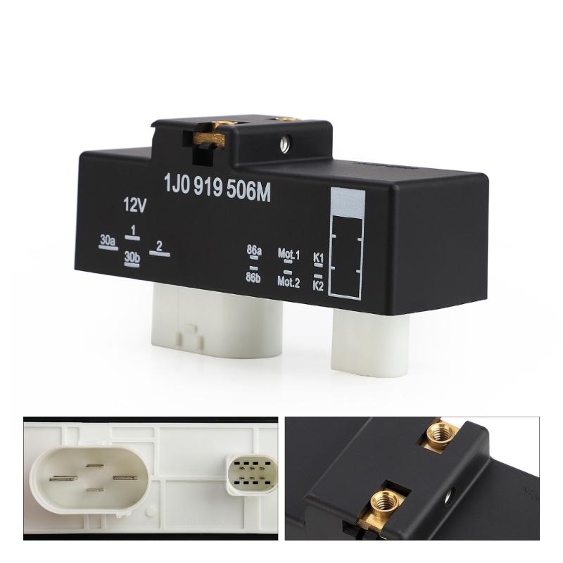 Вентилятор охлаждения радиатора, модуль управления компьютером, блок 1J0919506M для запасных частей автомобильного двигателя для гольфа