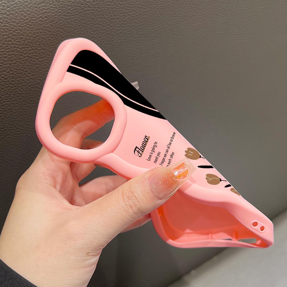 Tulips Pattern Soft Phone Cover for Samsung Galaxy A52 A73 A12 A11 S24 Ultra 5G S23 S22 S21 S20 FE Wave Edge Shockproof Protective Rubber Case