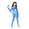 Girls Avatar 2 Neytiri Costume Tail Suit Boys Jake Sully Cosplay Zentai Bodysuit Jumpsuit Kids Halloween Birthday Party Costume