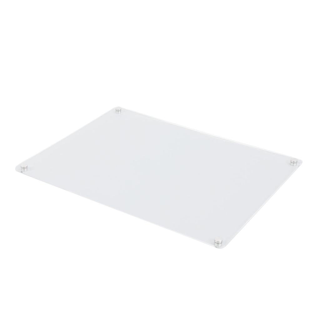 Acrylic Dry Erase Board Clear Rounded Edges Magnetic Installation Blank Memo Dry Erase Whiteboard