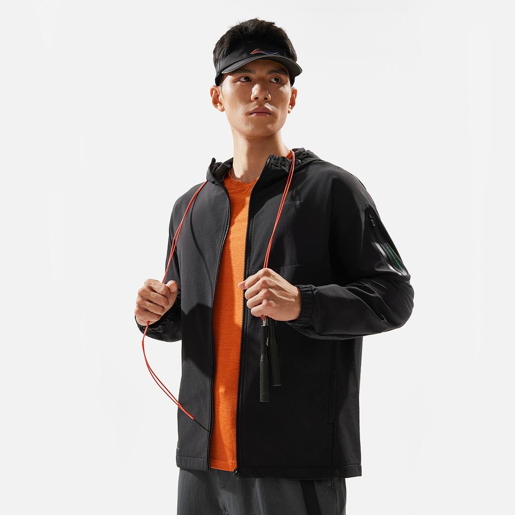 Li Ning Тренч Мужской Коллекция Sports Life Черный AFDU525-1