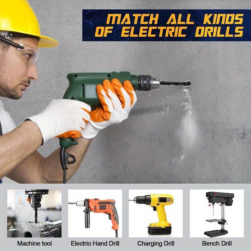 Набор из 12 сверл по камню - Профессиональный набор сверл с высоким содержанием кобальта Размеры от 1/8"" до 1/2"" - для плитки, стекла, металла, кирпича, бетона, керамики, пластика