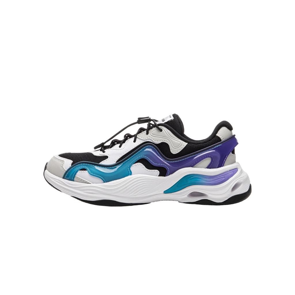 Li Ning Childrens Yun Chuan Sports Lifestyle Series Soft Fashion Classic Versatile Casual Shoes Kids Casual Shoes YKCU168-3