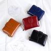 Fashion Retro Coin Purse Short Wallet Ladies Small Wallet Buckle Zipper Purse