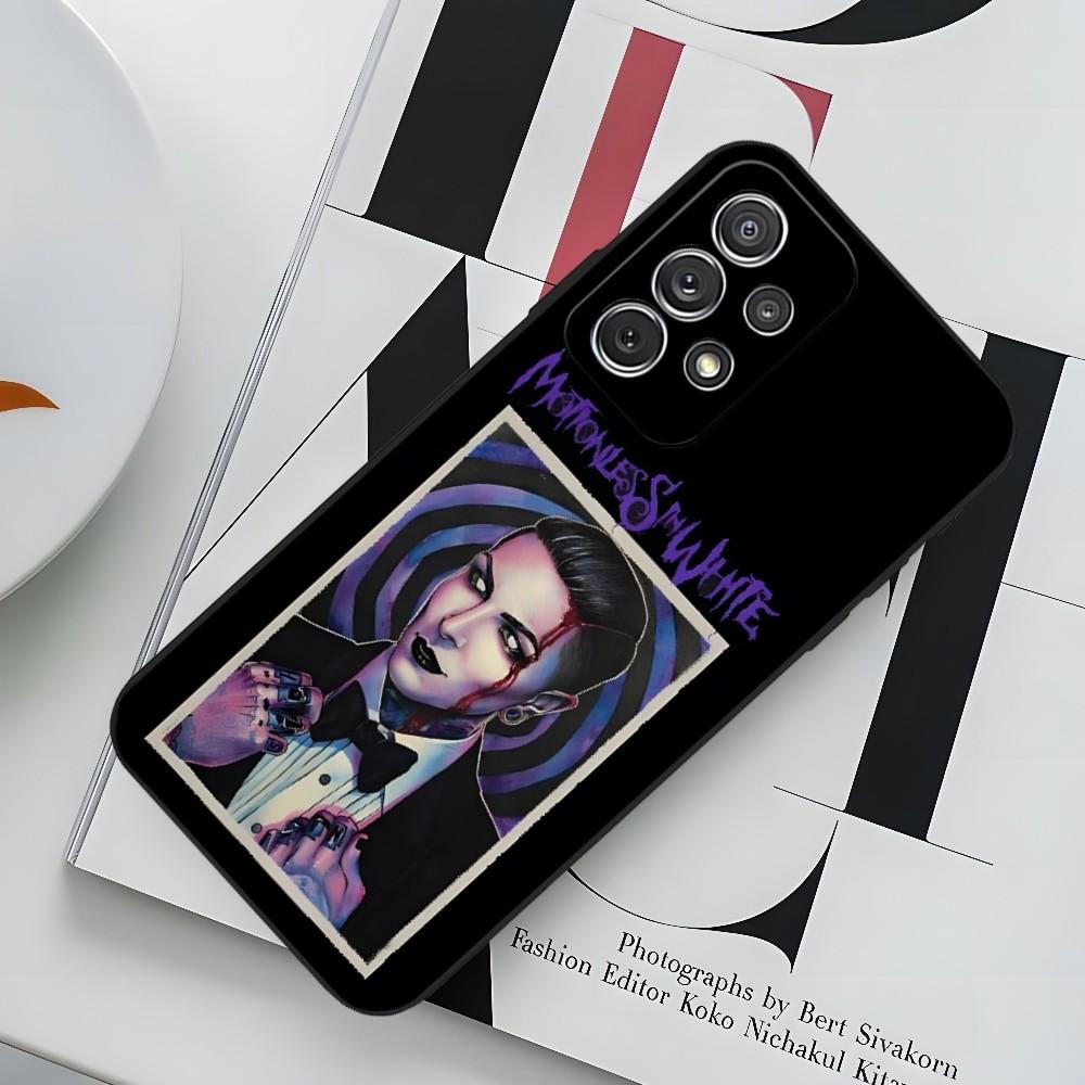 Музыкальная чехол для телефона Motionless In White для Sumsung Galaxy S24 S23 S22 S21 S20 A24 A34 N20 M54 A54 A53 Fe Plus Ultra Черный Мягкий Чехол