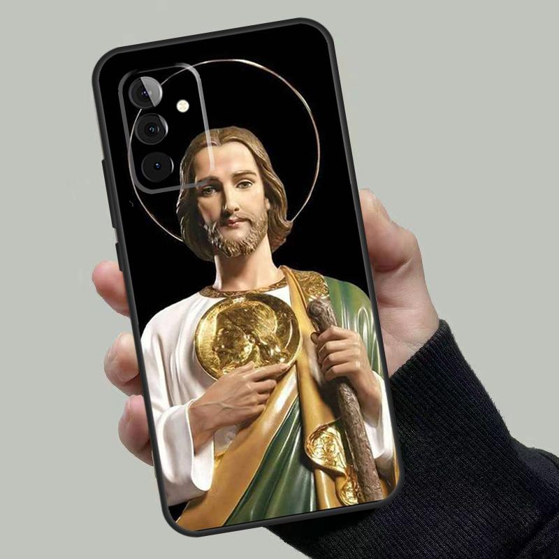 San Judas Tadeo Case For Samsung Galaxy A54 A53 A52 A34 A32 A72 A13 A23 A14 A33 A12 A22 A71 A51 Phone Cover