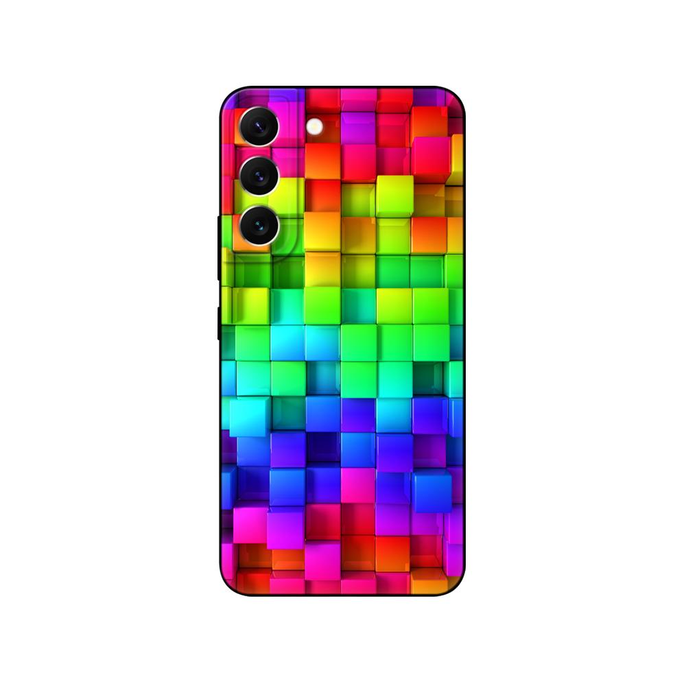 Для Samsung Galaxy S22 | С22+ | Чехол S22 Ultra 5G для Samsung S22 Plus, задняя крышка для телефона, черный чехол из ТПУ, розовый, космический автомобиль в стиле аниме