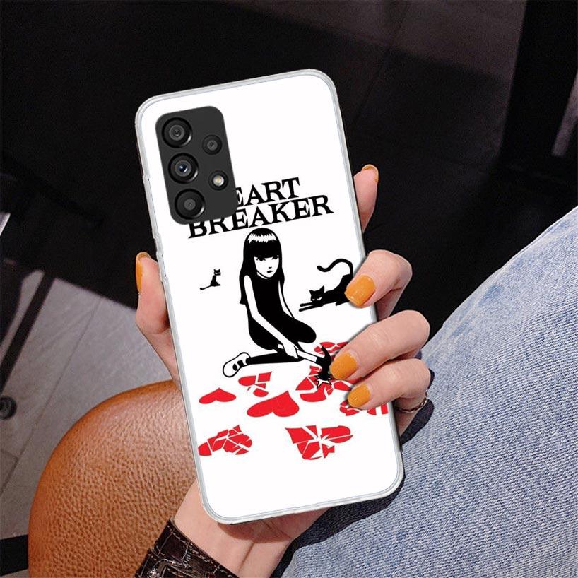 Comics Emily The Strange Phone Case For Samsung Galaxy A17 A16 A15 A14 A13 A57 A56 A55 A54 A53 A37 A36 A35 A34 A33 A26 A25 A24 A