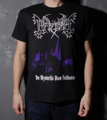 Mayhem - De Mysteriis Dom Sathanas (FOTL) Футболка Черная Bathory