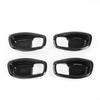 For Jeep Renegade 2015-2023 Carbon Fiber Inner Door Handle Bowl Frame Trim 4pcs
