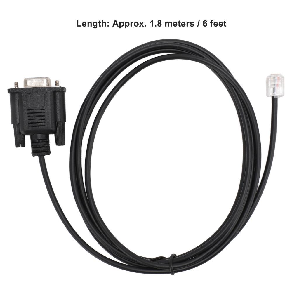 ПВХ DB9 RS232 на RJ11, 6 футов, Plug and Play кабель для APC AP7800 AP7900 940‑0144A, передача данных