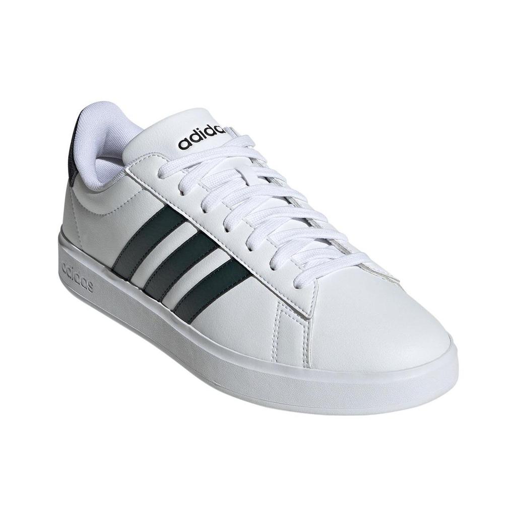 Adidas Neo Grand Court 2 Non-Slip Durable Low-Top Sneakers Unisex Sneakers Black White GW9204