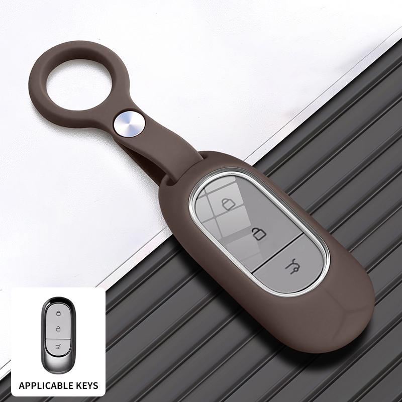Высококачественный силиконовый чехол для ключей для Leapmotor C11/T03/S01/C10/B10, Полностью закрывающий чехол для брелока