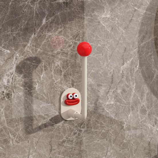 4 шт. самоклеящиеся настенные крючки прочные несущие креативные формы легко устанавливаются настенные вешалки для полотенец без перфорации