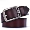 Men's Genuine Leather Retro Pin Buckle Belt - Fashionable Cowhide Casual Accessory