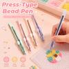 Handheld Storable Bead Pen 2.6mm Bead Placement Tool Multipurpose Press-Type Bead Pen  Pixel Puzzle