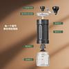 Manual Coffee Grinder Hand Crank Burr Mill Home Use Compact Adjustable Grind Size Black