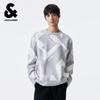 Мужской джемпер Jack & Jones из велюра с круглым вырезом