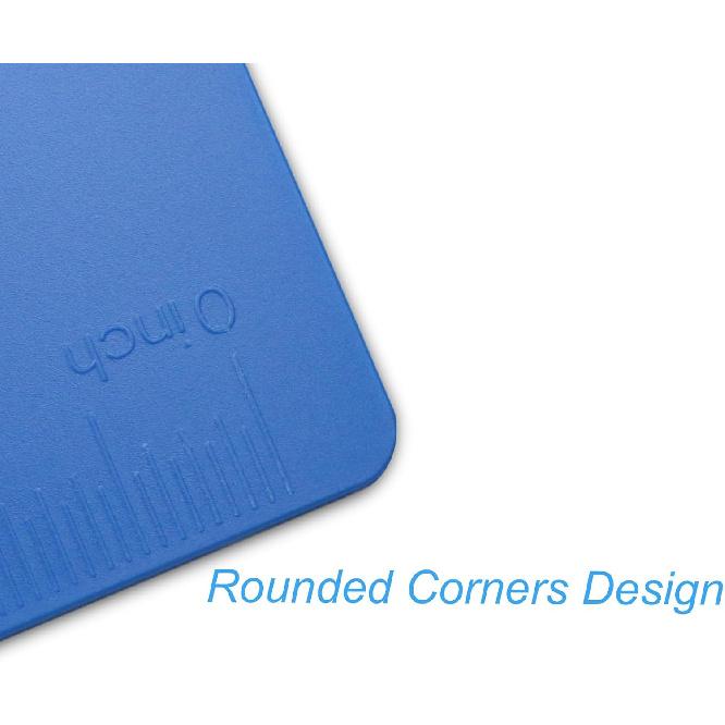 Acocony 11x17 Clipboard Landscape with Ruler Extra Large Clipboard Low Profile Clip 11 x 17 Clipping Board Plastic Blue Pack of 1