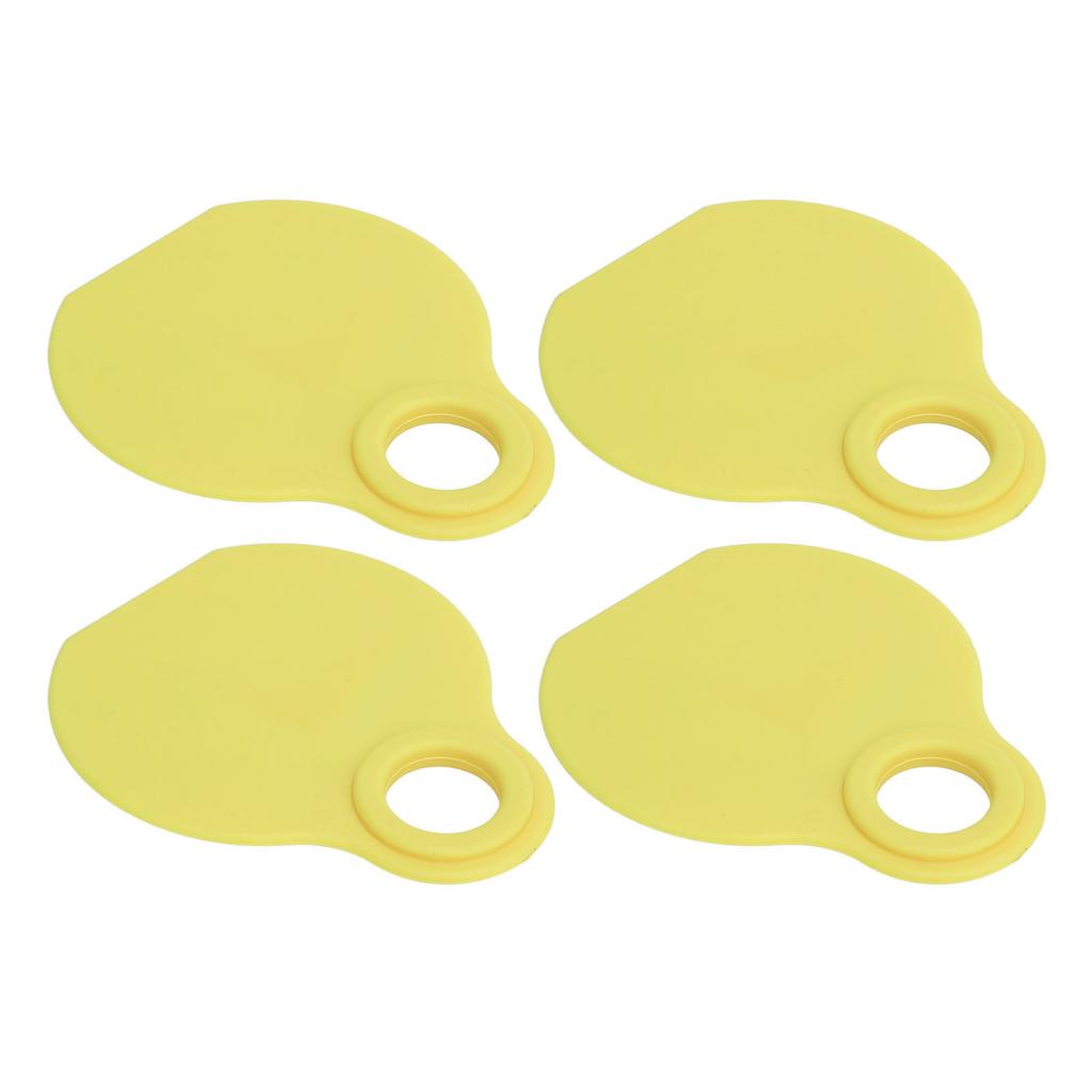 50pcs Livestock Neck Tags TPU High Durability Flexibility QR Code Blank ID Tag for Cattle Ranch