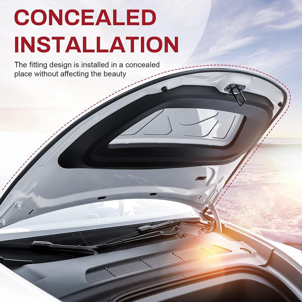 BEVO Door Rubber Seal Soundproof Weather Strip Trim Wind Noise Reduction Kit Accessories for Tesla Model Y S X Model 3 Highland