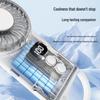 Creative Portable Ultra-thin Handheld Fan with 100-Speed Adjustment and Charging - Ideal for Outdoor Use