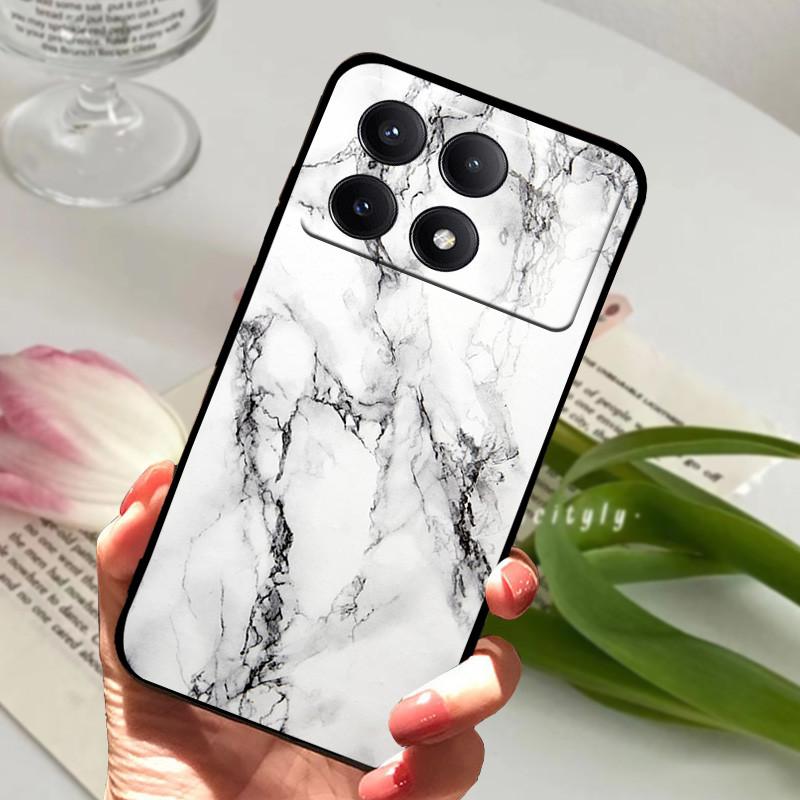 Чехол для POCO X6 Pro 5G Чехол POCOX6 Ударопрочный Мягкий ТПУ Силиконовый Чехол для Телефона Для Xiaomi POCO X6 Pro 5G Capa Мультяшный Матовый Бампер