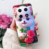Для Huawei Nova 13i / Nova 12i 4G Задняя крышка Девчачий Модный Цветочный Бабочка Рисунок Чехол Мягкий ТПУ Прозрачный Тонкий Силиконовый Fundas