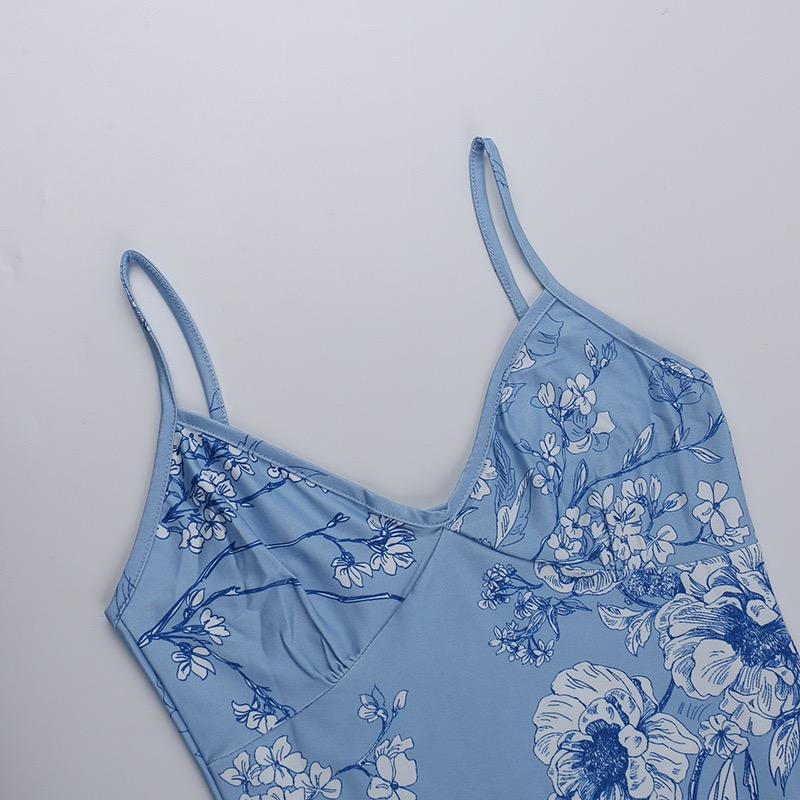 Сексуальная одежда Y2K с цветочным принтом, без рукавов, с открытой спиной, облегающие макси-платья для женщин, элегантный наряд для вечеринки по случаю дня рождения