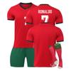 2425 Portugal Home Football Jerseys Shorts And Socks Set New Season Shorts And Socks Adult And Children Size Set