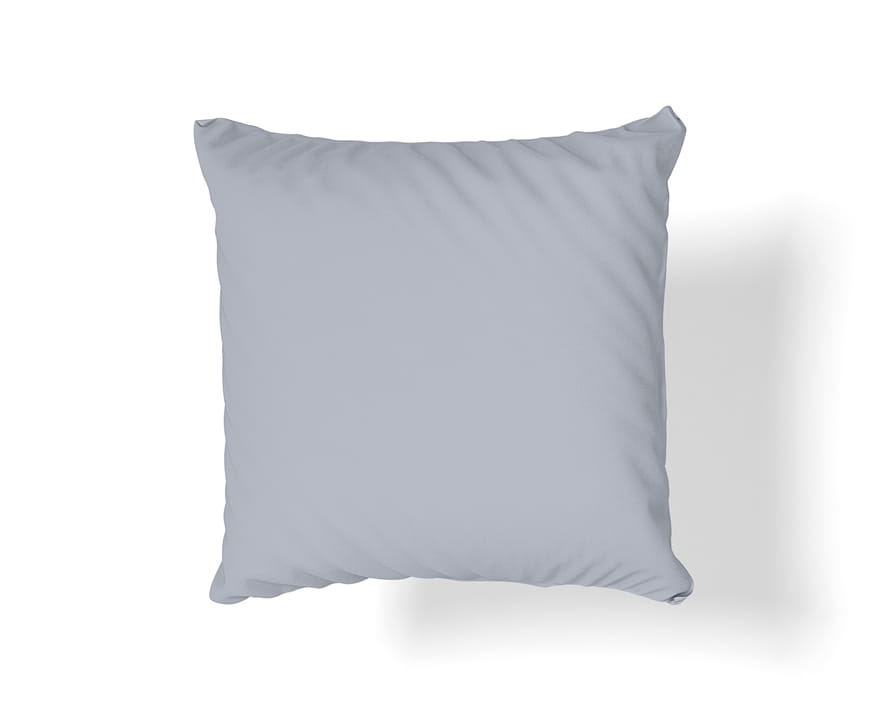 Cotton satin pillowcase 40x40 light gray