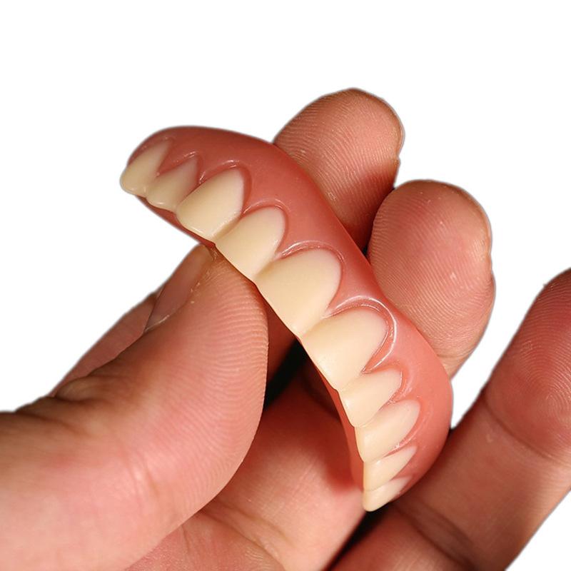 Силиконовые искусственные зубы Покрытие верхних и нижних искусственных зубов Стоматологические виниры Зубы Искусственные зубы