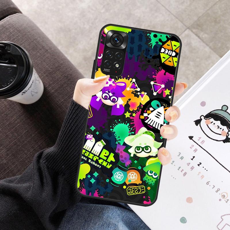 Splatoon Game Case For Xiaomi Redmi Note 11 10 9 8 12 Pro 10S 11S 12S Cover For Redmi 9 10 10A 9C 10C 12C