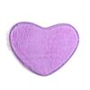 40x30cm Home Floor Plush Soft Memory Foam Bath Rug Flannel Carpet Heart Mat