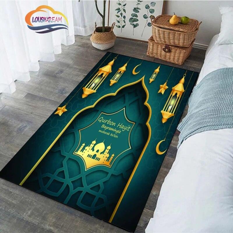 Религиозный ковер, турецкий молитвенный ковер, коврик для Рамадана для женщин, персонализированный мусульманский ковер на заказ, ислам, религиозные убеждения