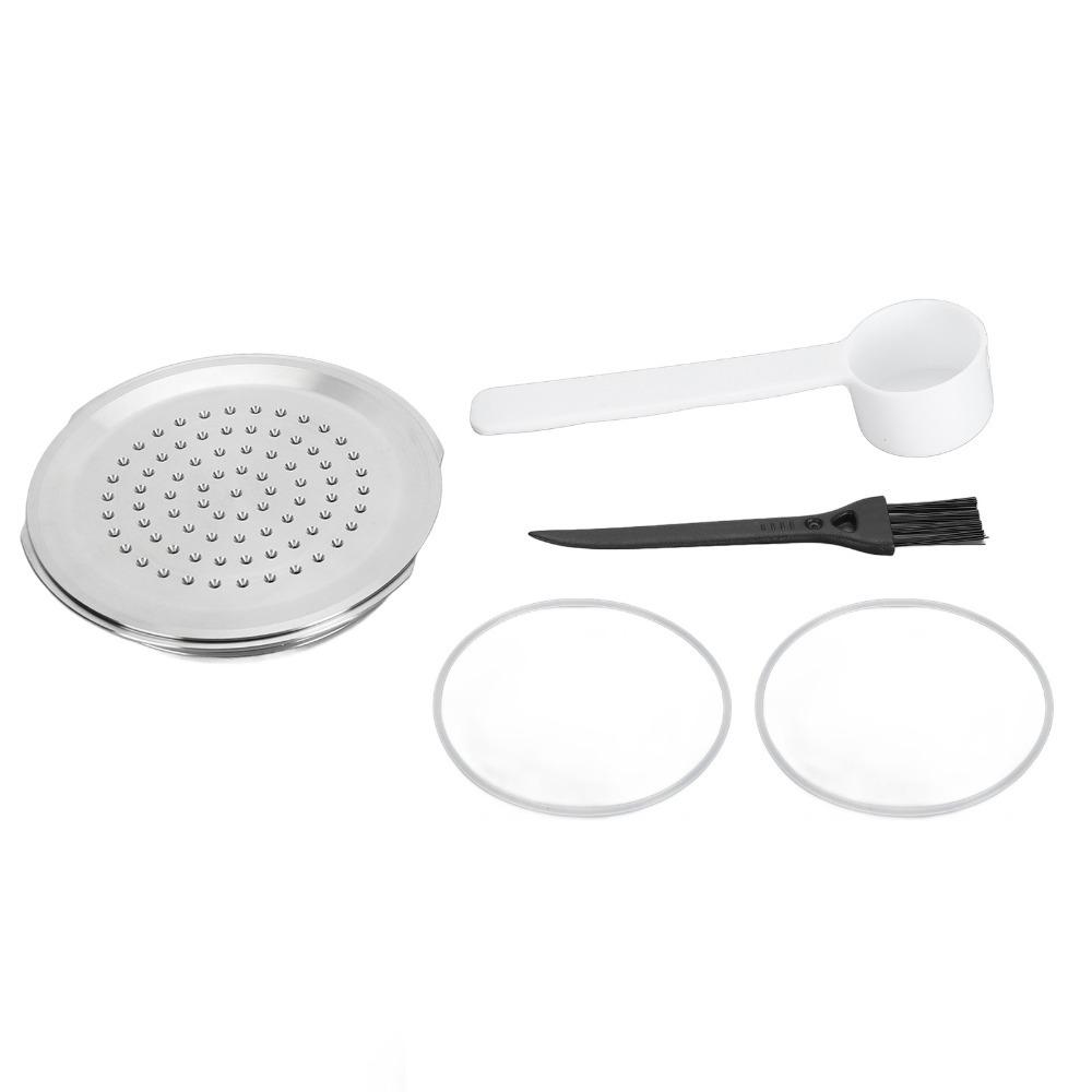 304 Stainless Steel Reusable Coffee Pod Filter Set Refillable Capsule Cup  For Senseo Coffee Makers