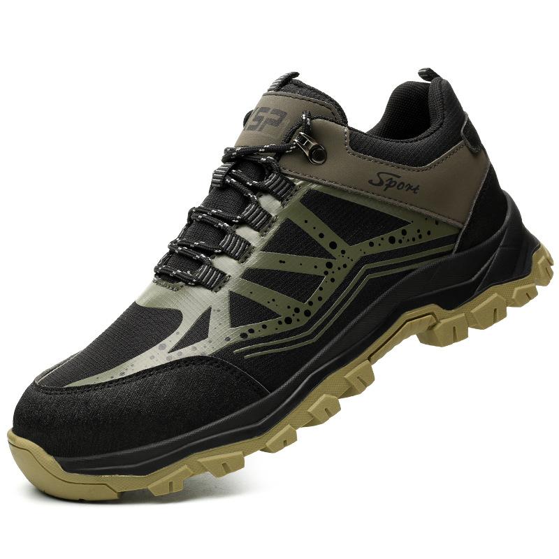 Labor Insurance Shoes Men's Steel Baotou Anti-smashing and Anti-piercing Work Safety Shoes