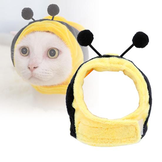 Кошка Собака Головной убор Мультяшный стиль Мягкая хлопковая шапка Теплая шапка Аксессуары для питомцев для зимы