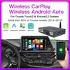 Беспроводной Apple Carplay Android Auto для TOYOTA Touch 2 Entune 2.0 Highlander Tundra Sienna Prius Yaris Camry CHR Модуль Декодер